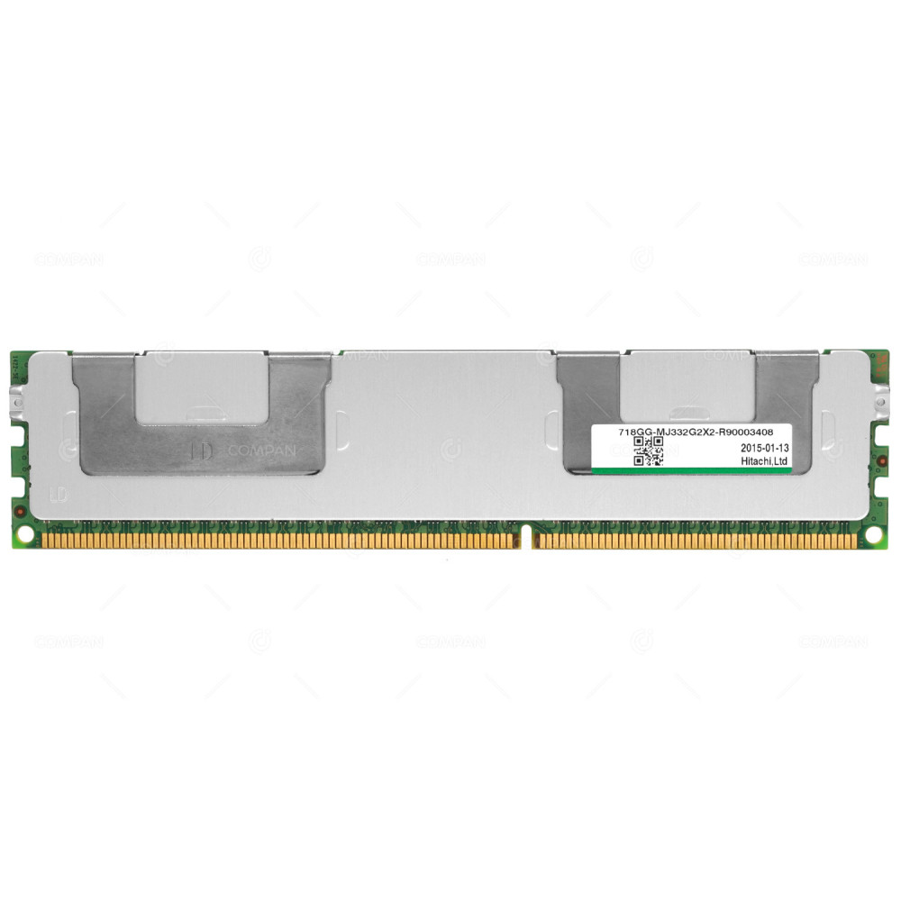 GG-MJ332G2X2-R HITACHI 32GB 4RX4 PC3L-12800L DDR3 1600MHZ ECC REGISTERED LOAD REDUCED MEMORY M386B4G70DM0-YK03